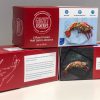 3 gidney fisheries split lobster boxes on table
